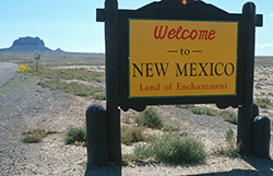 New Mexico - Welcome Sign